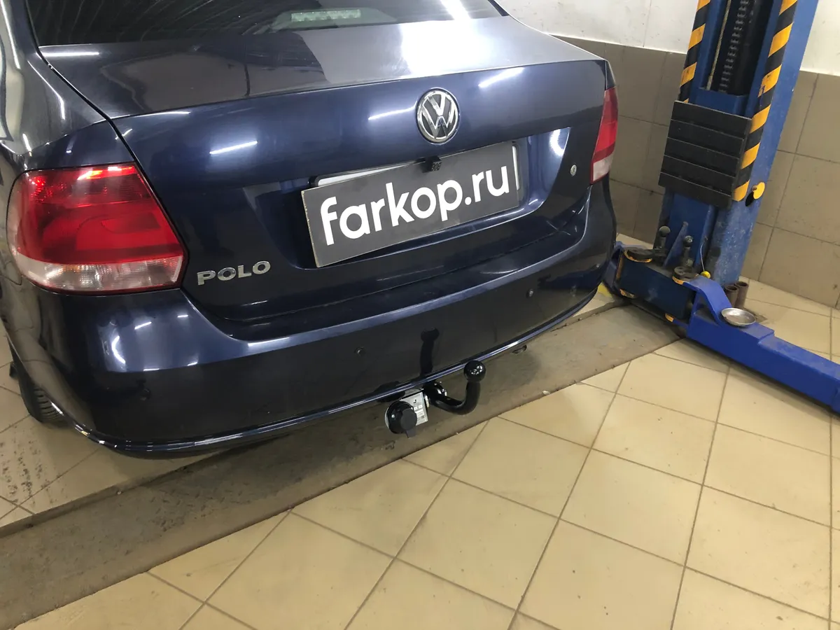 Фаркоп Лидер Плюс для Volkswagen Polo (седан) 2010-2020 V125-A в Саратов Фаркоп Лидер Плюс для Volkswagen Polo (седан) 2010-2020 V125-A в Саратов