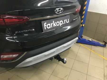 Фаркоп Лидер Плюс для Hyundai Santa Fe 2018-2022 Арт. H230-E H230-E в Саратов