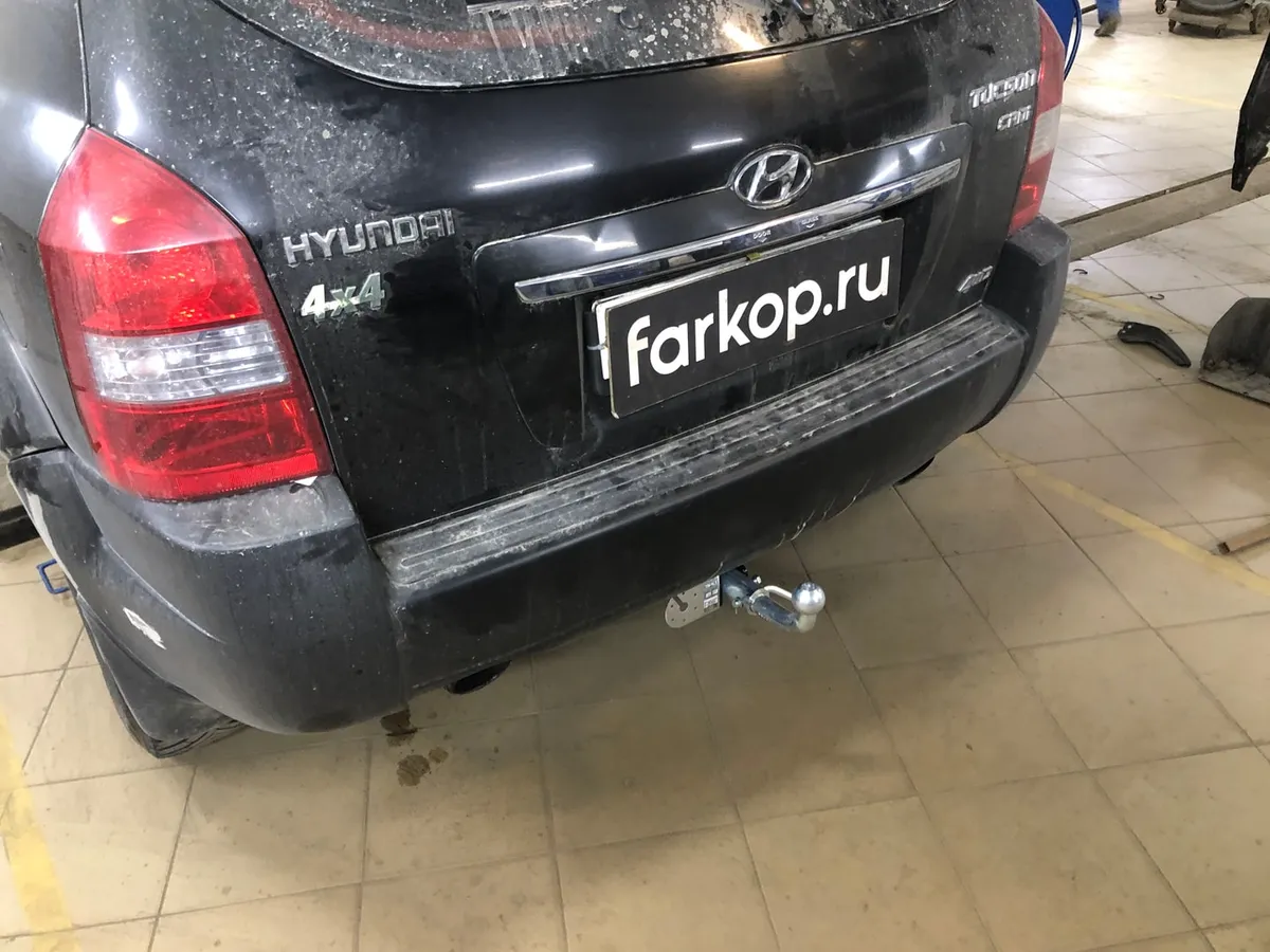 Фаркоп Лидер Плюс для Hyundai Tucson 2004-2010 H204-BA в Саратов Фаркоп Лидер Плюс для Hyundai Tucson 2004-2010 H204-BA в Саратов