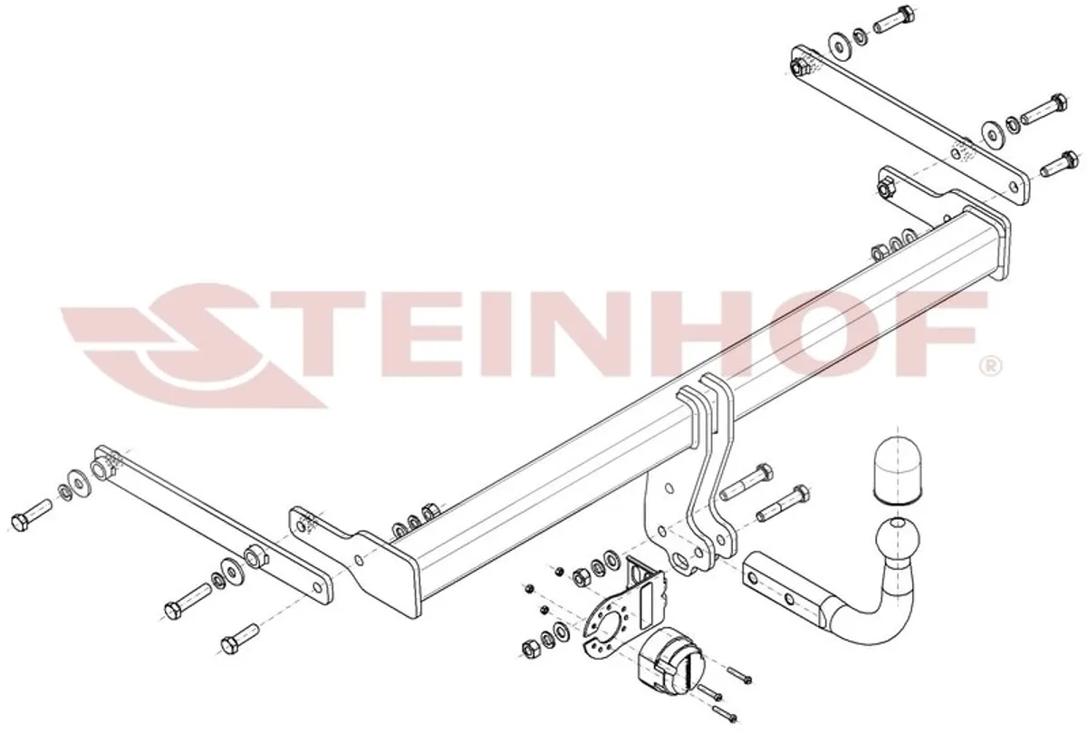 Фаркоп Steinhof для Mazda 3 (седан) 2019- Арт. M-061 M-061 в Саратов