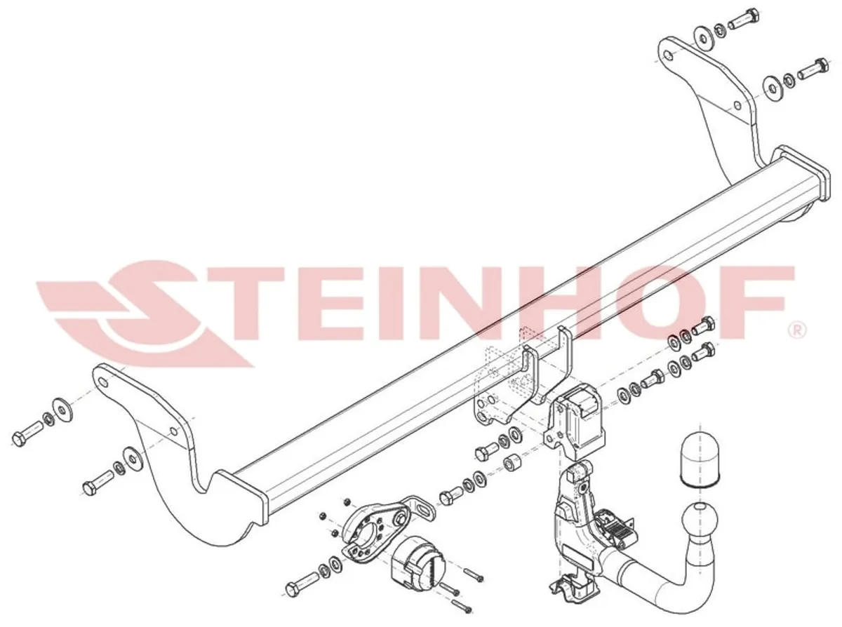 Фаркоп Steinhof для Lexus RX 2022- Арт. L-176 L-176 в Саратов