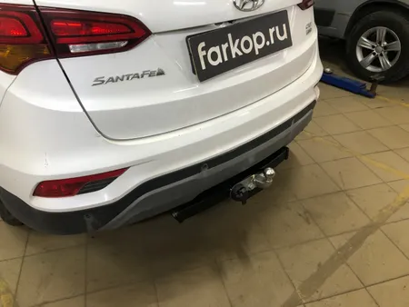 Фаркоп Лидер Плюс для Hyundai Santa Fe 2012-2018 H224-F в Саратов