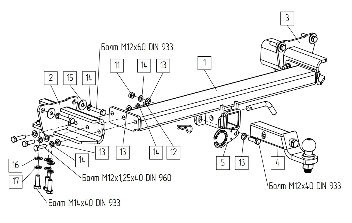 Фаркоп TowRus для Land Range Range Rover 2022- 119275 в Саратов Фаркоп TowRus для Land Range Range Rover 2022- 119275 в Саратов