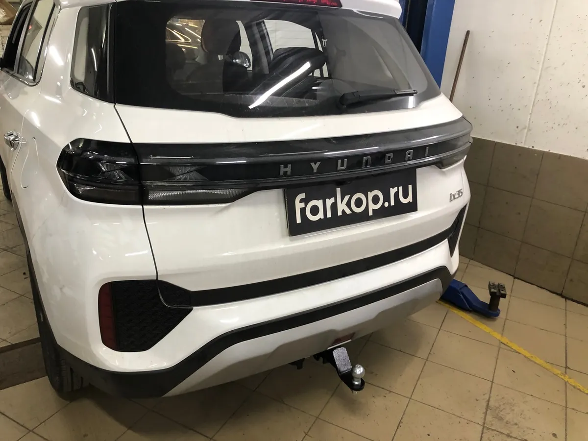 Фаркоп Лидер Плюс для Hyundai ix35 2017-2023 K112-E в Саратов